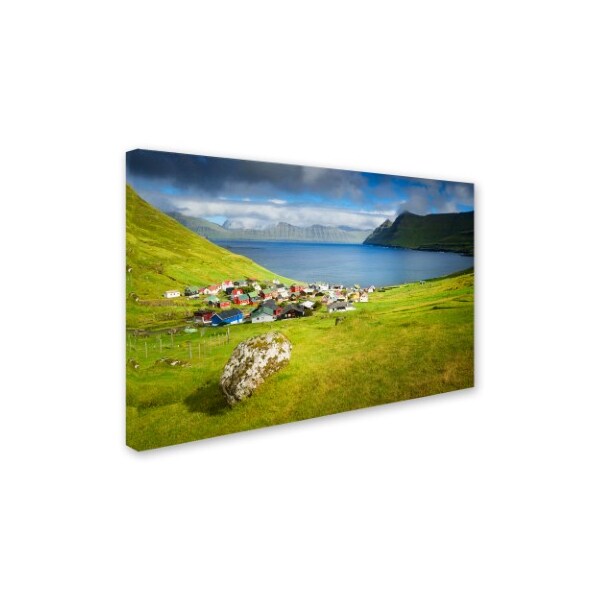 Philippe Sainte-Laudy 'Fjords Of The Faroe Islands' Canvas Art,12x19